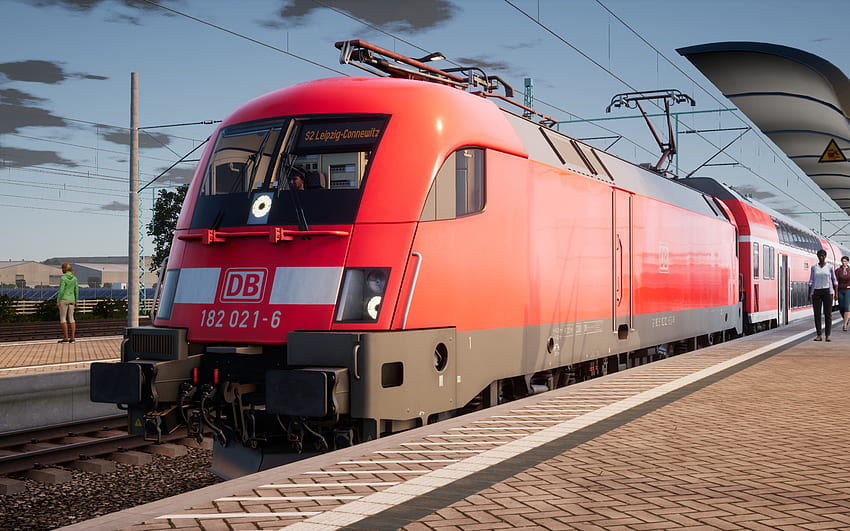 Bombardier Lokomotifi, Train Sim World 2020, Alman demiryolu, elektrikli tren, modern trenler, tren simülatörü, yolcu taşımacılığı HD duvar kağıdı