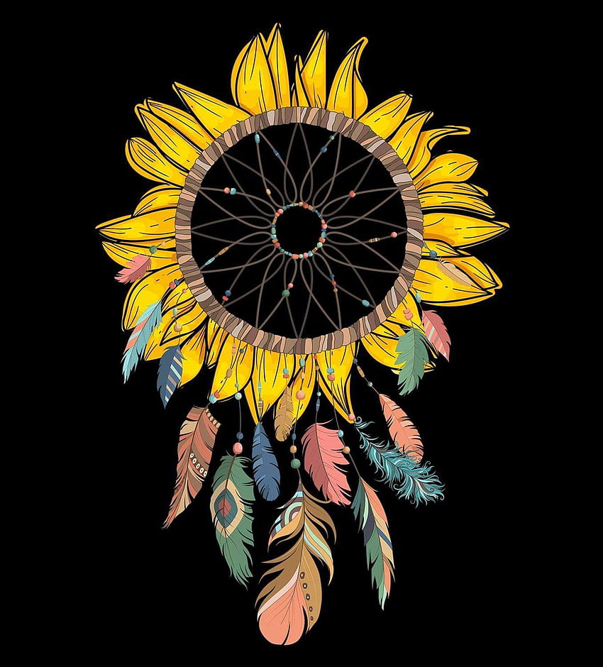 Mary Posey on crafts. Sunflower art, Hippie art, Art, Sunflower Drawing HD phone wallpaper