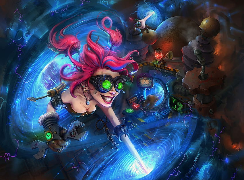 Hearthstone Goblins vs Gnomos. Arte Steampunk, Arte, Arte, Gnomo de World of Warcraft fondo de pantalla