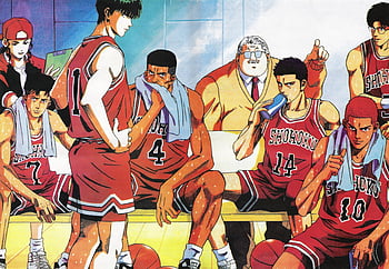 Anime, Sports, Basketball, Group, Guys, Slam, Dunk, Series, Ryota ...