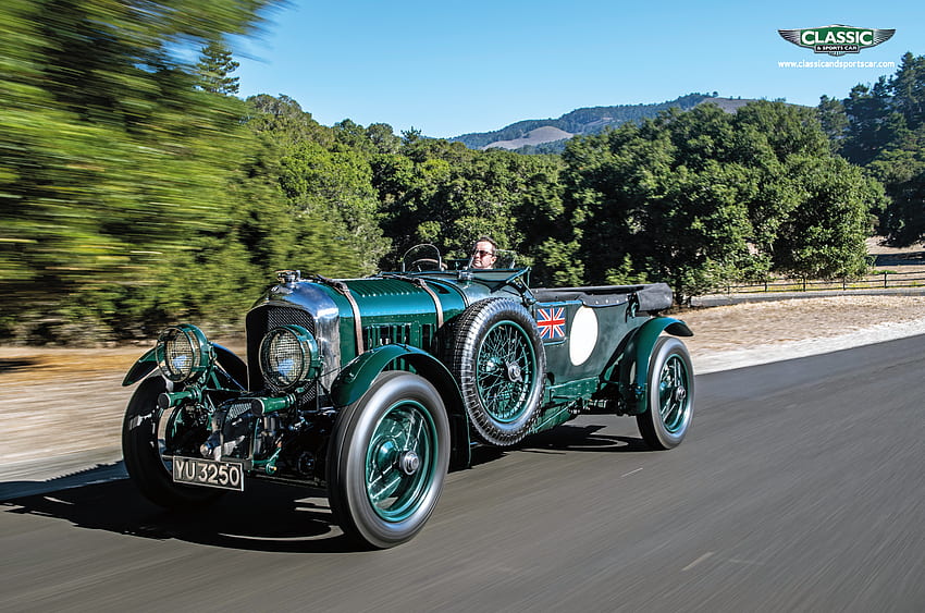 Sechs schöne aus der Ausgabe Juli 2019. Klassischer und Sportwagen, klassischer Bentley HD-Hintergrundbild