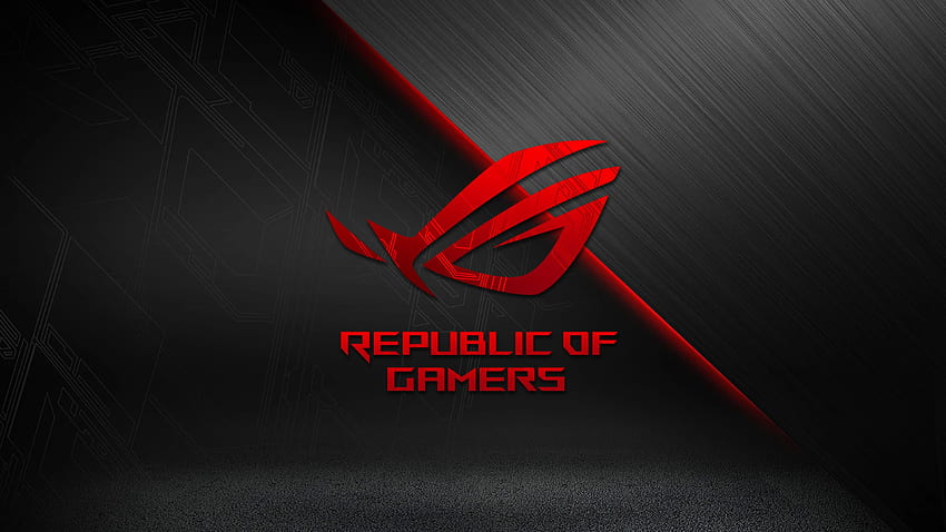 พื้นหลังของ Republic of Gamers, Asus ROG Gaming วอลล์เปเปอร์ HD