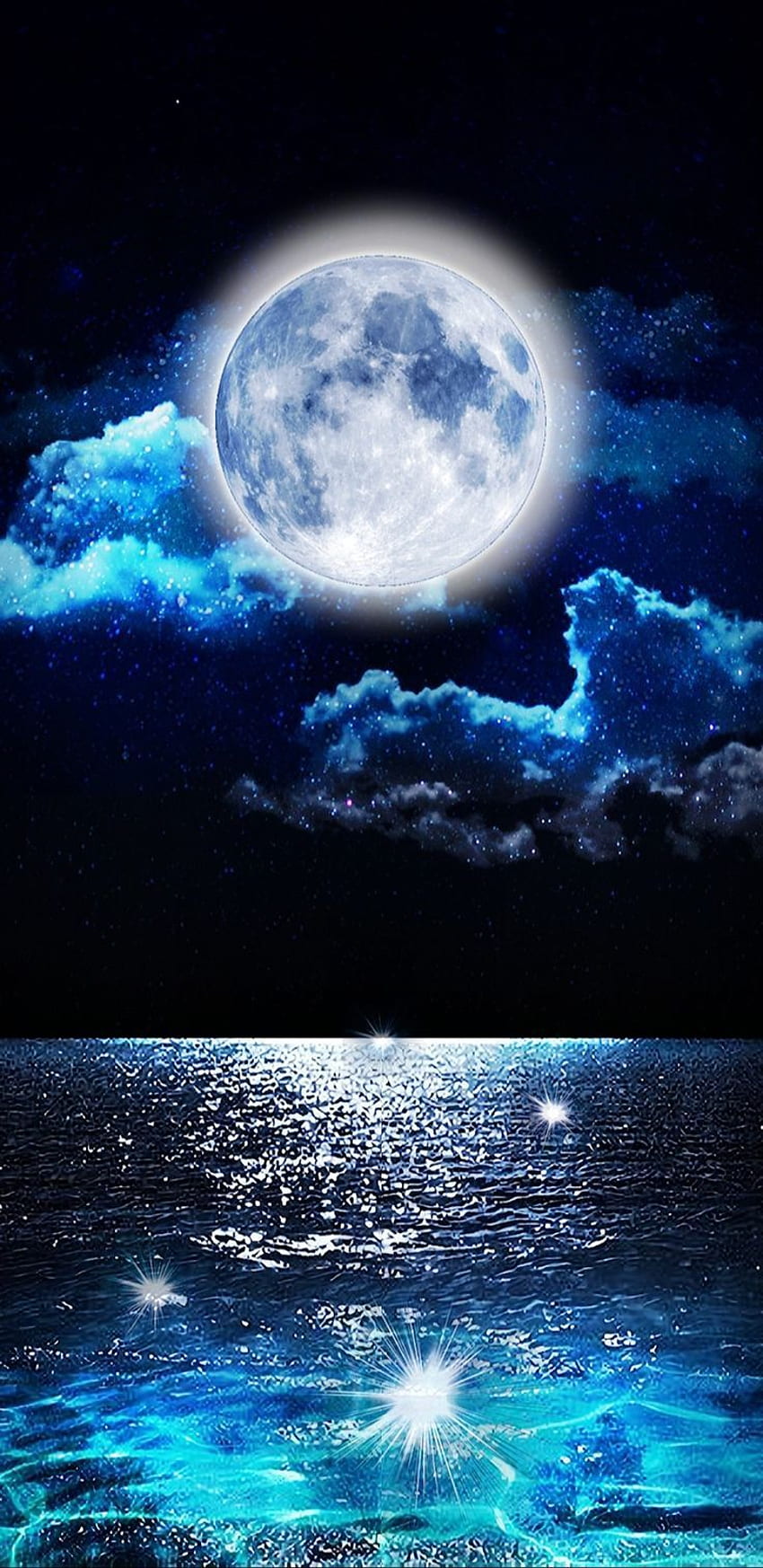 Beautiful full moon Wallpapers Download | MobCup