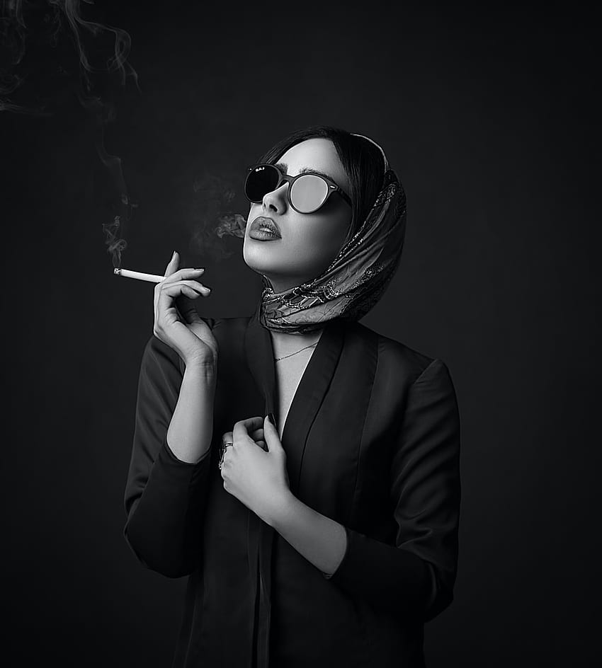 Rauchendes Mädchen [HQ], Ästhetisches Rauchen HD-Handy-Hintergrundbild