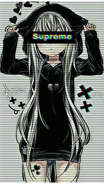 ─ 黑色图标。  Dark anime, Dark anime girl, Aesthetic anime