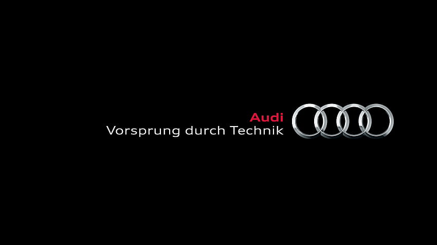 Logotipo de Audi, Anillos de Audi fondo de pantalla