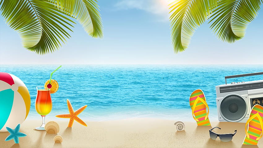 Fiesta en la playa -, Fiesta caribeña fondo de pantalla