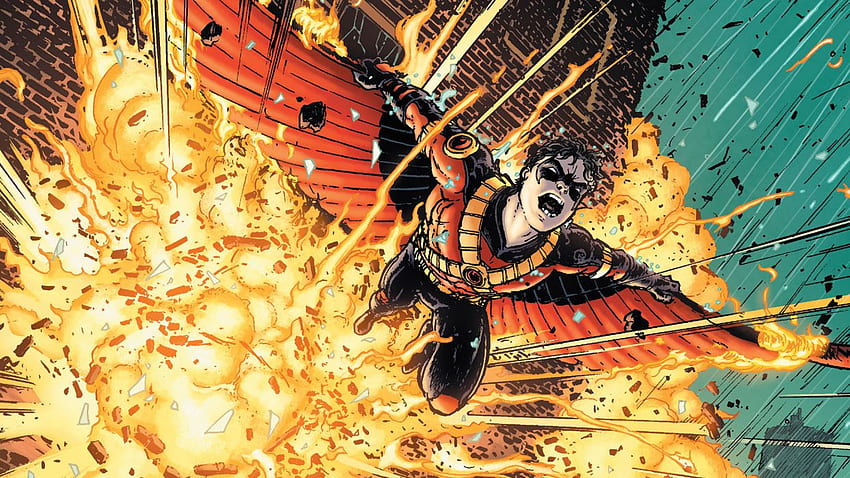 Batman Explosion DC Comics Blast . . 73687, Cartoon Explosion HD wallpaper