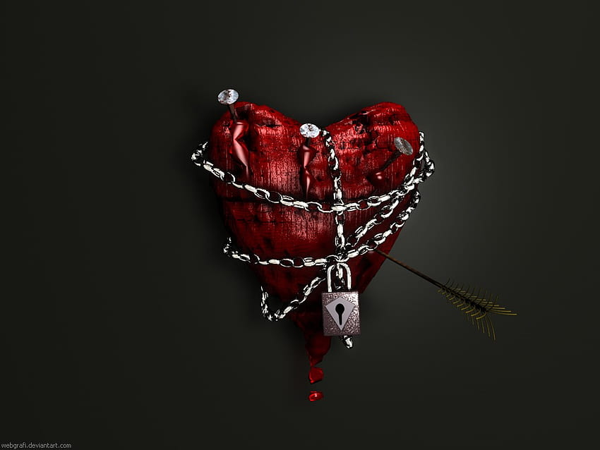 Bloody Heart MRSW, Bleeding Heart HD wallpaper