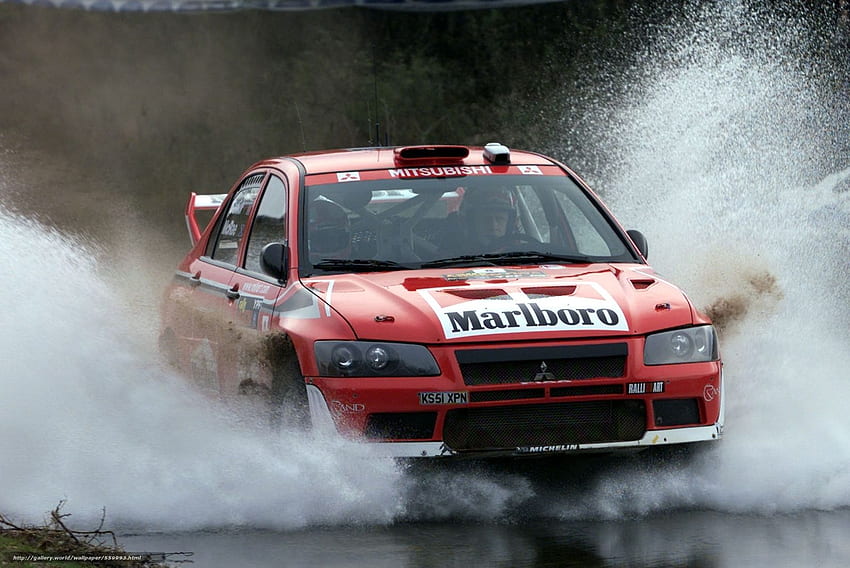 2002, mitsubishi lancer, WRC in the resolution, Mitsubishi Rally HD wallpaper