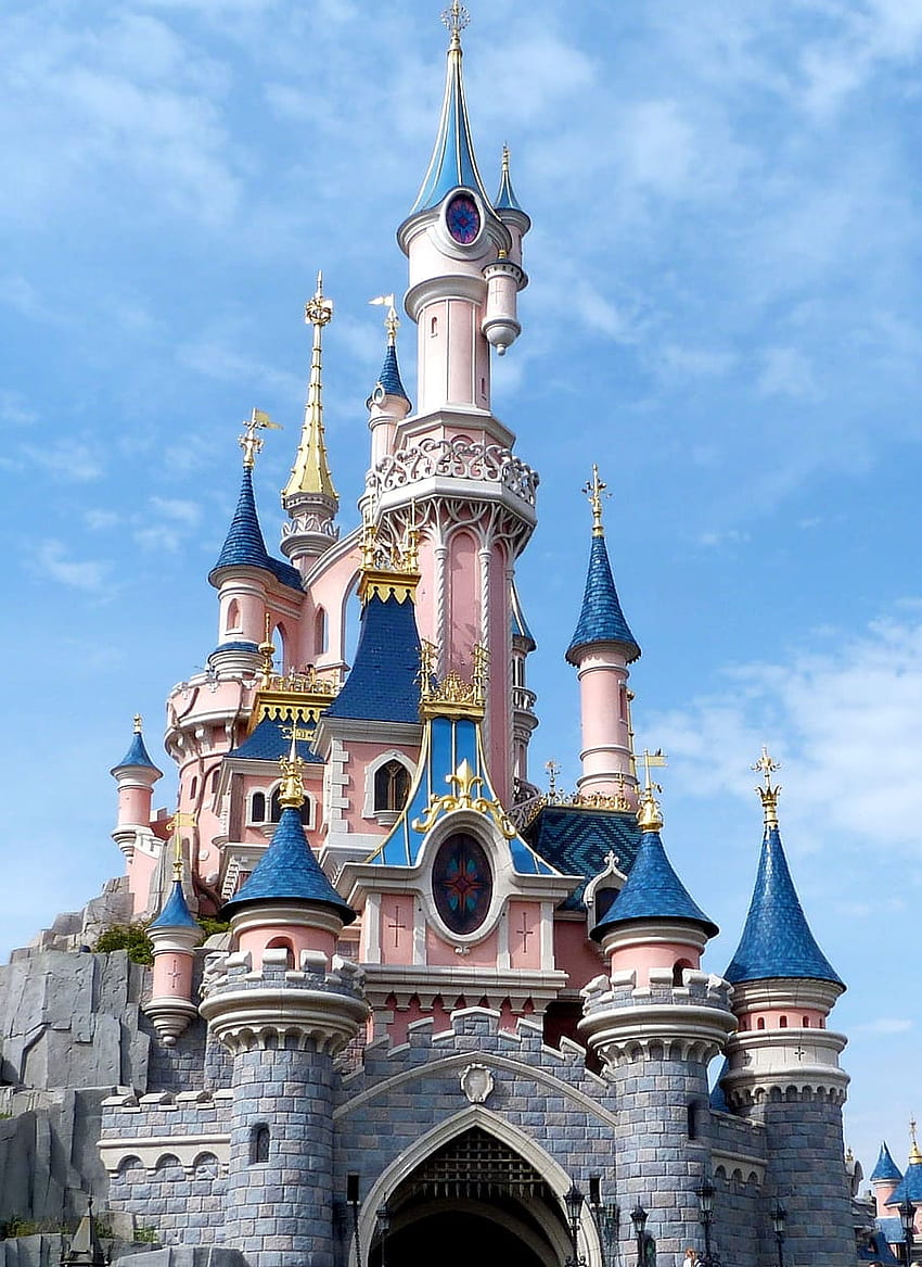: Disneyland Paris, castle, belle au bois dormant, leisure park, Sleeping Beauty Castle HD phone wallpaper