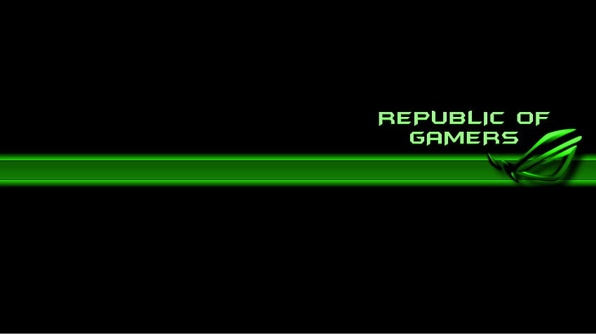 Republic Of Gamer, Asus ROG . Background, ROG Green HD wallpaper