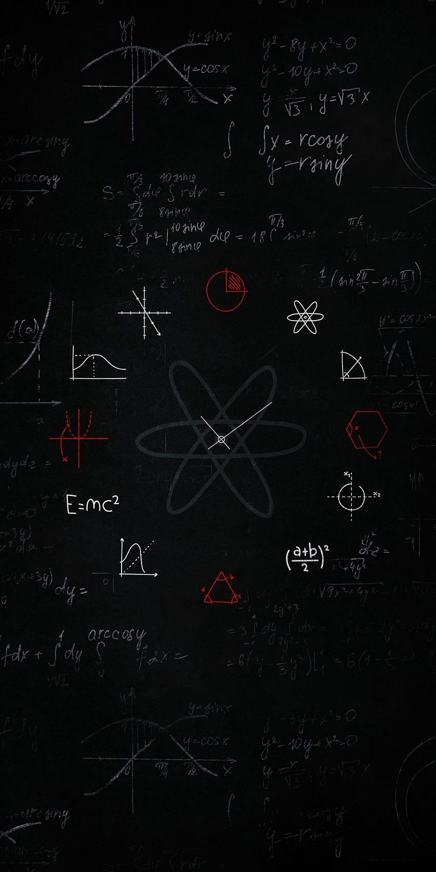 Science, blackboard, symmetry HD phone wallpaper