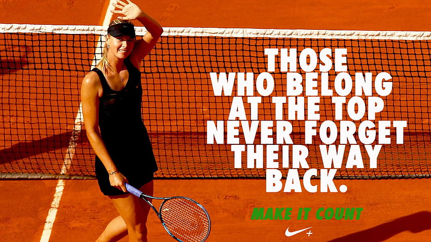 Congratulations Maria, Nike Tennis HD wallpaper