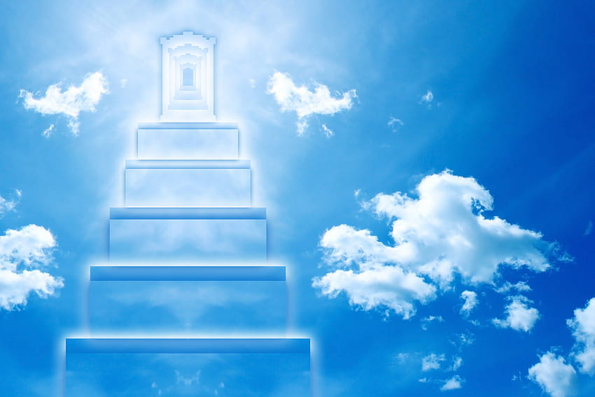 Stairway To Heaven, nuvens fúnebres papel de parede HD