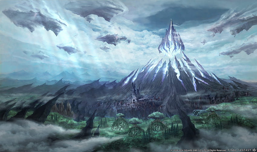 Final Fantasy XIV: หน้าจอและงานศิลปะของ Heavensward Environment วอลล์เปเปอร์ HD