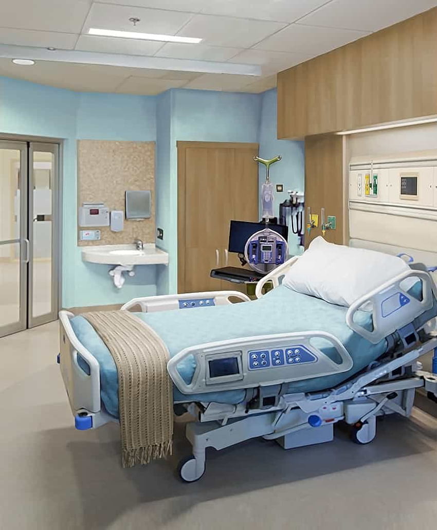 Łóżko szpitalne, sala szpitalna Tapeta na telefon HD