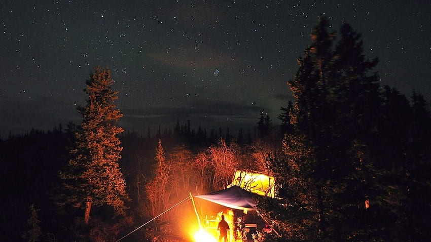 Camping Computer Background. Camping , Mountain Camping and Camping Northern Lights, Cute Camping HD wallpaper
