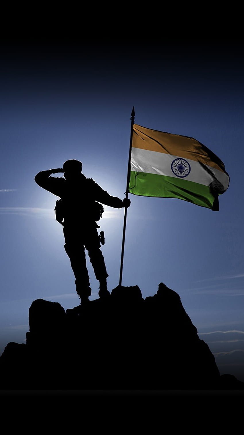 Esercito, bandiera indiana Sfondo del telefono HD