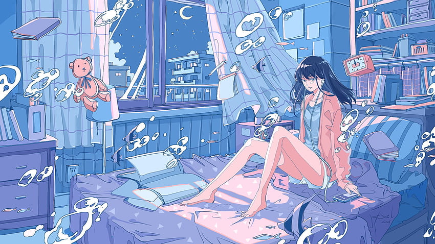 Anime Original, Girl, Anime, art, Original HD wallpaper