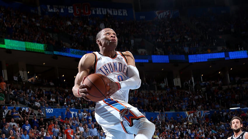 Go Back For Russell Westbrook Dunk HD wallpaper