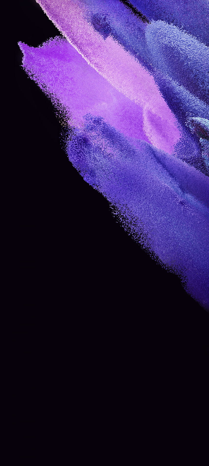 Samsung Galaxy S21 , Stock, AMOLED, Particles, Purple, Pink, Abstract, Colorful AMOLED HD phone wallpaper
