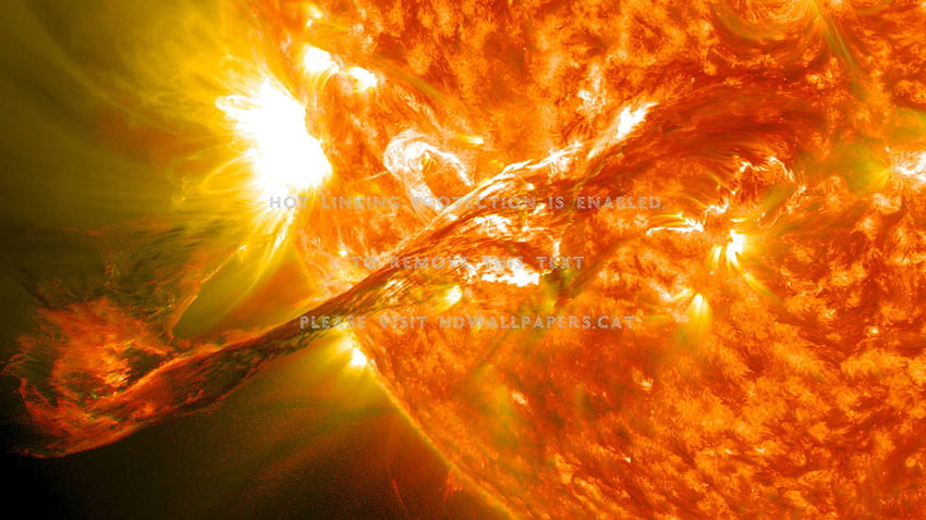 a solar filament erupts flare star sun cool HD wallpaper