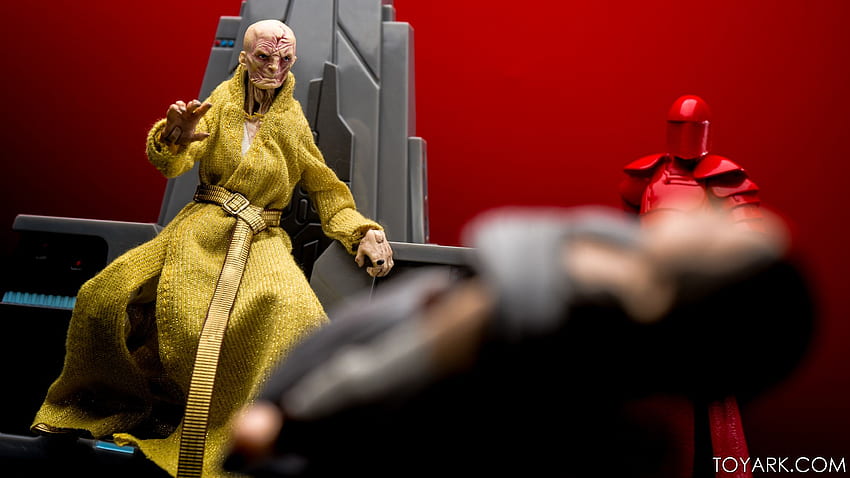 Star Wars Supreme Leader Snoke with Throne Black Series Gallery - The Toyark HD wallpaper