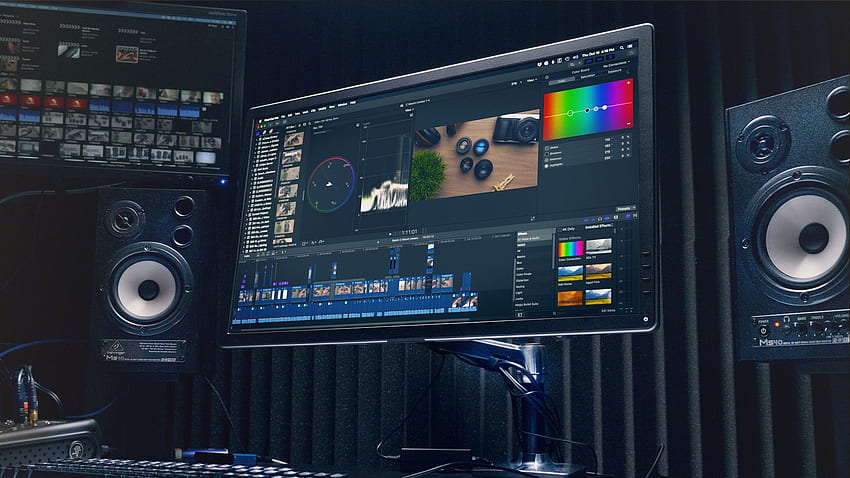 Videobearbeitung, Videoproduktion HD-Hintergrundbild