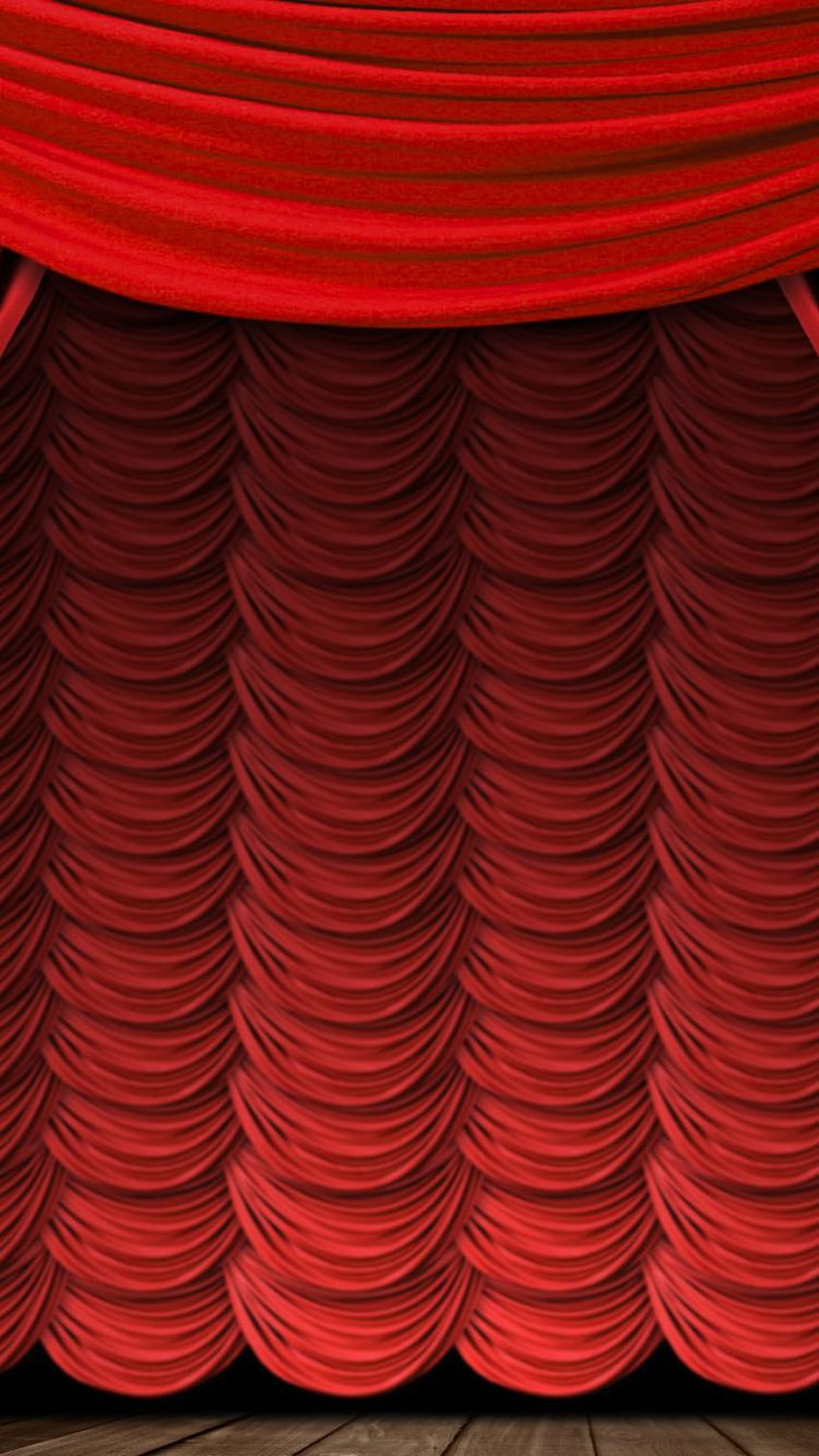 Red Curtain II On Vimeo - Theatre Curtains, Theatre Stage HD phone wallpaper