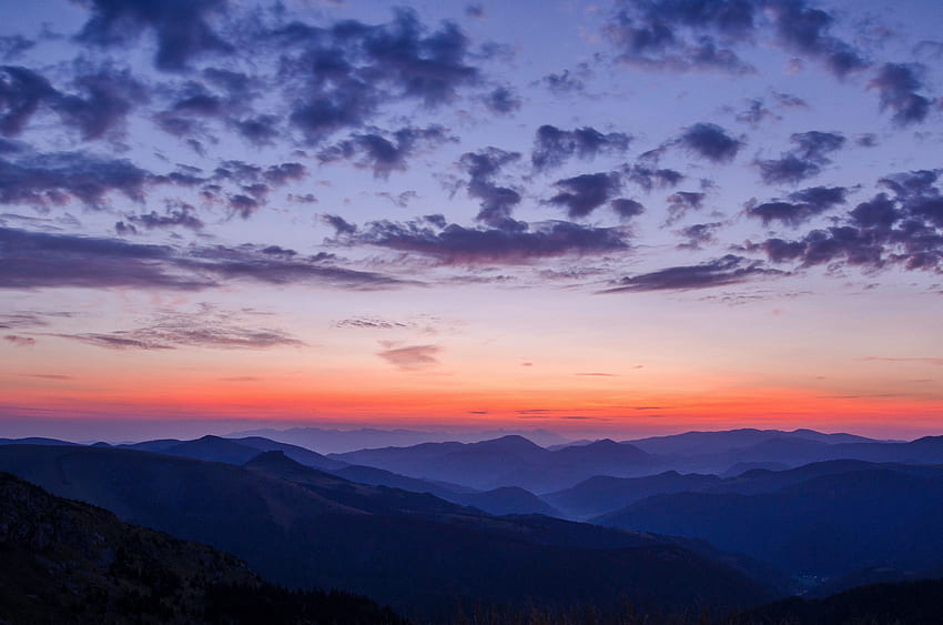 Nature, Sky, Mountains, Clouds, Fog HD wallpaper