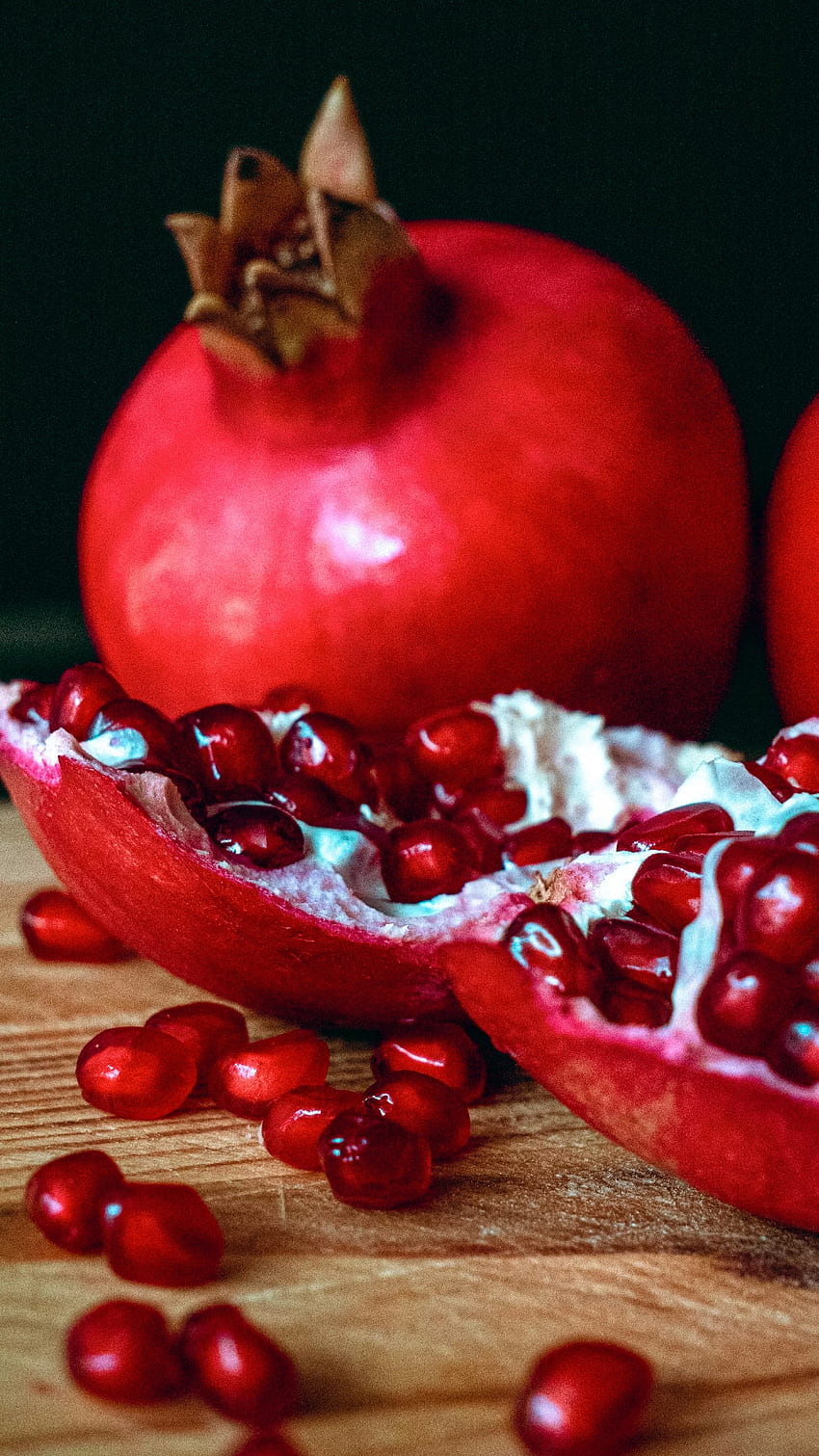 Pomegranates, red, fruit, pomegranate HD phone wallpaper