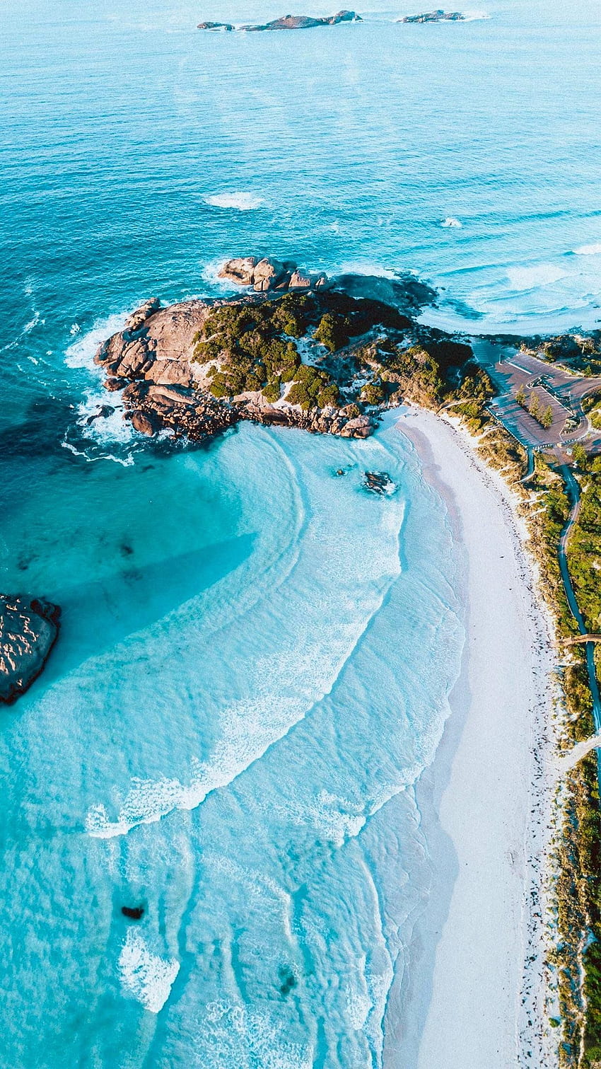 Maravilhosamente água azul na praia crepuscular de Esperance Austrália Ocidental iPhone . Inteligente. Iphone de praia, Austrália, iPhone Papel de parede de celular HD