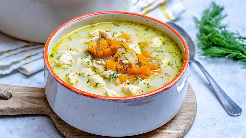 Greek Chicken Soup For A Budget Friendly Clean Eating Dinner Idea ...