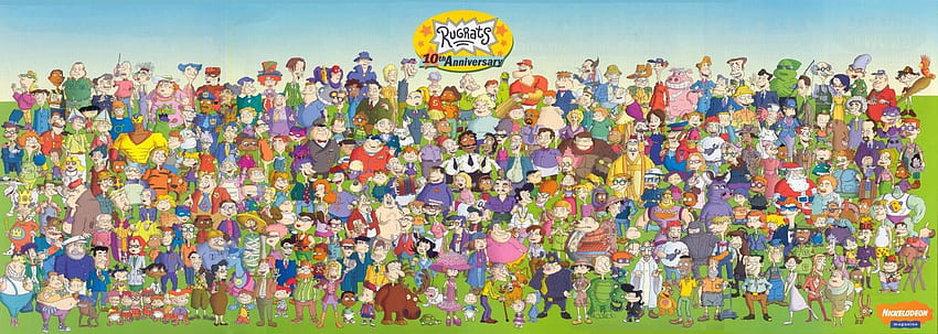 Personnages de dessins animés de Nickelodeon, Nickelodeon des années 90 Fond d'écran HD