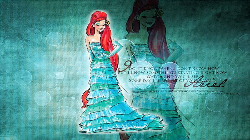Cytaty dla dorosłych księżniczek dla - Ariel Disney Princess - - Tapeta HD