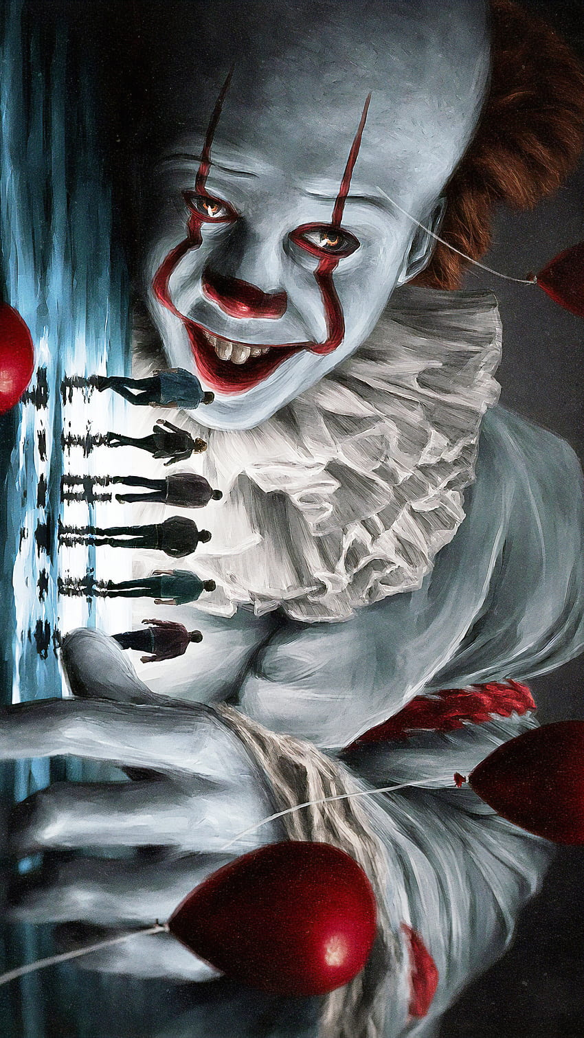 It Chapter 2, Characters, Pennywise, Red Balloon, phone , , Background, and . Mocah HD phone wallpaper
