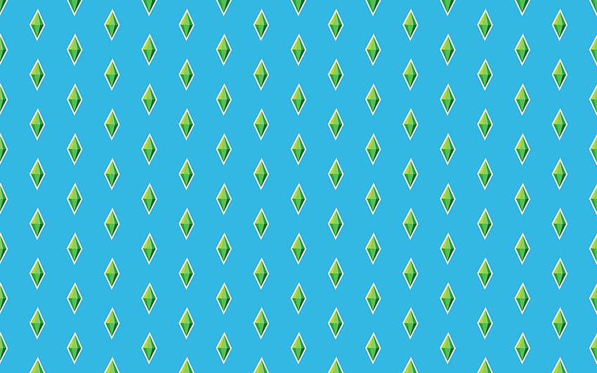 Sim Plumbob. , Sims, Suasana hati yang baik, The Sims 3 Wallpaper HD