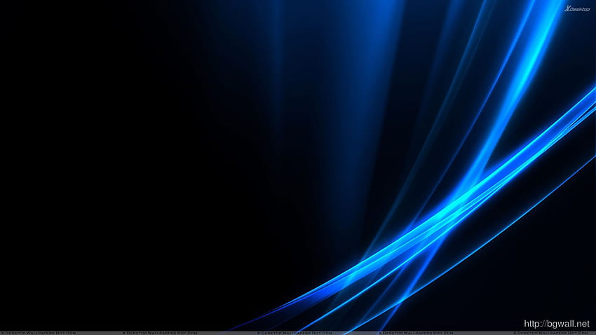 Schwarzer und blauer Hintergrund, schwarze und blaue Technologie HD-Hintergrundbild