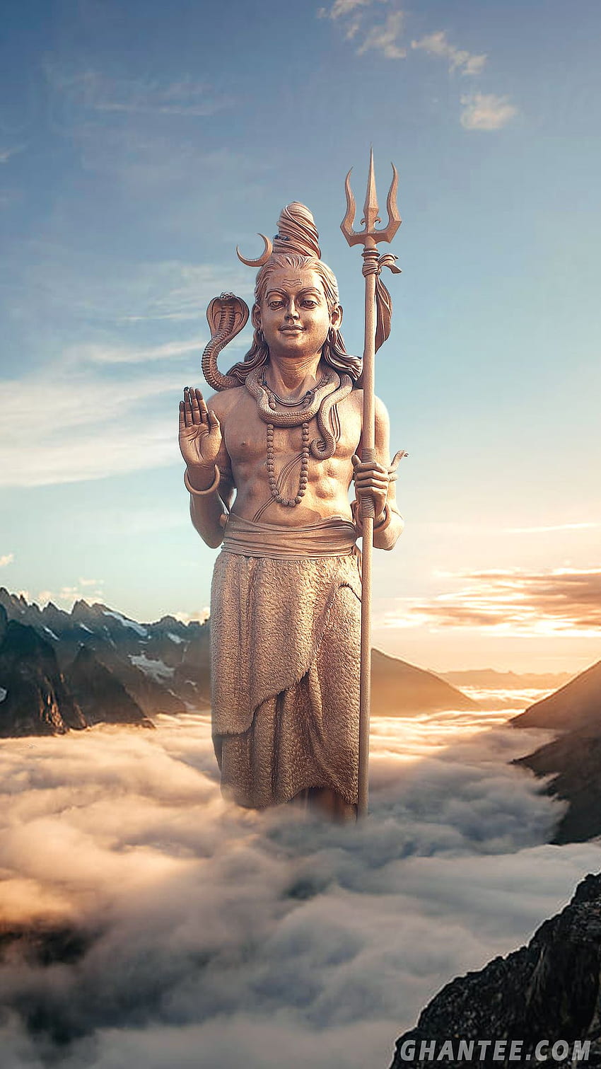 God for mobile lord shiva. 1080×1920. Lord shiva statue, Lord ...