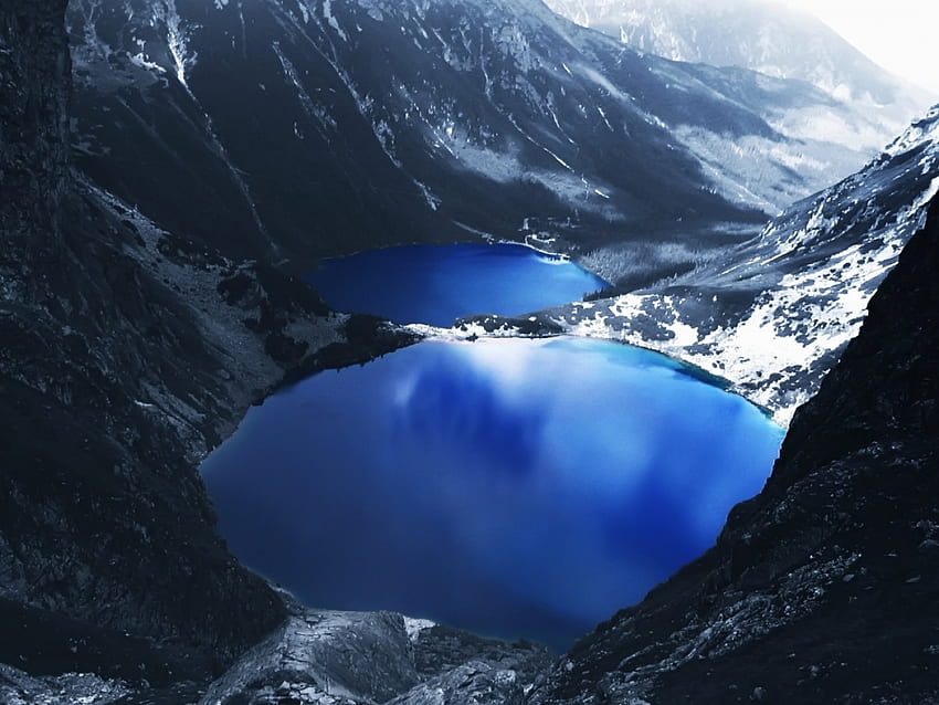 glacial lakes, lakes, graphy, cold, nature, mountains, water, beauty HD wallpaper