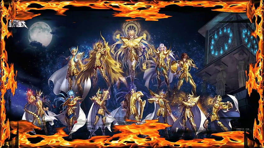 Con Movimiento Saint Seiya Awakening Gold Saints Engine fondo de pantalla