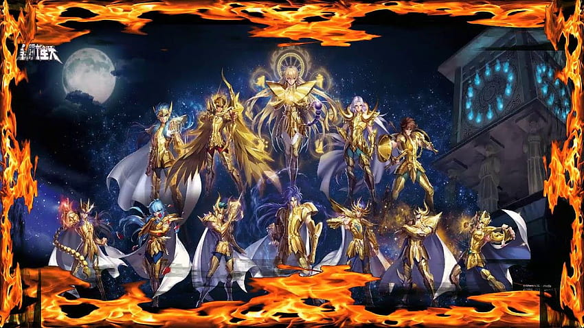 Con Movimento Saint Seiya Awakening Gold Saints Engine Sfondo HD