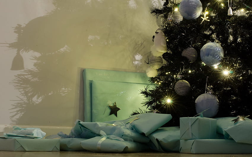 휴일, 새해, 휴일, 전나무, 크리스마스 트리, 선물 HD 월페이퍼