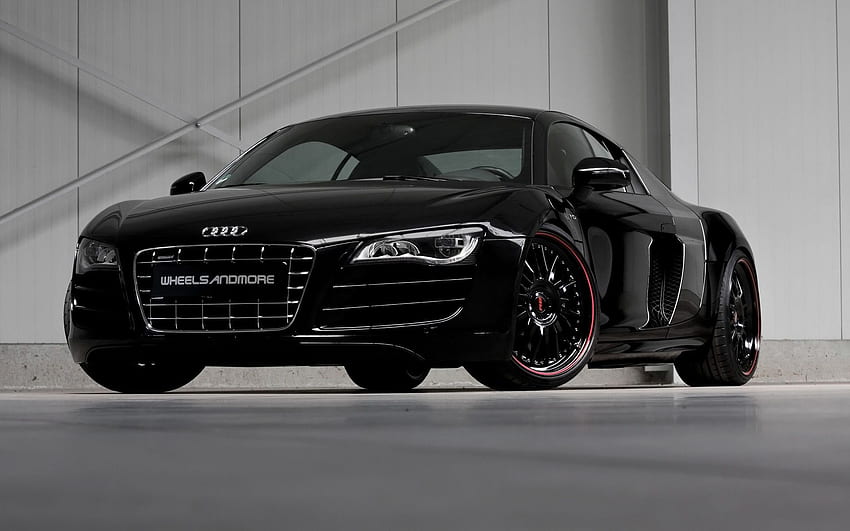 fondo de pantalla de audi r8 spyder negro