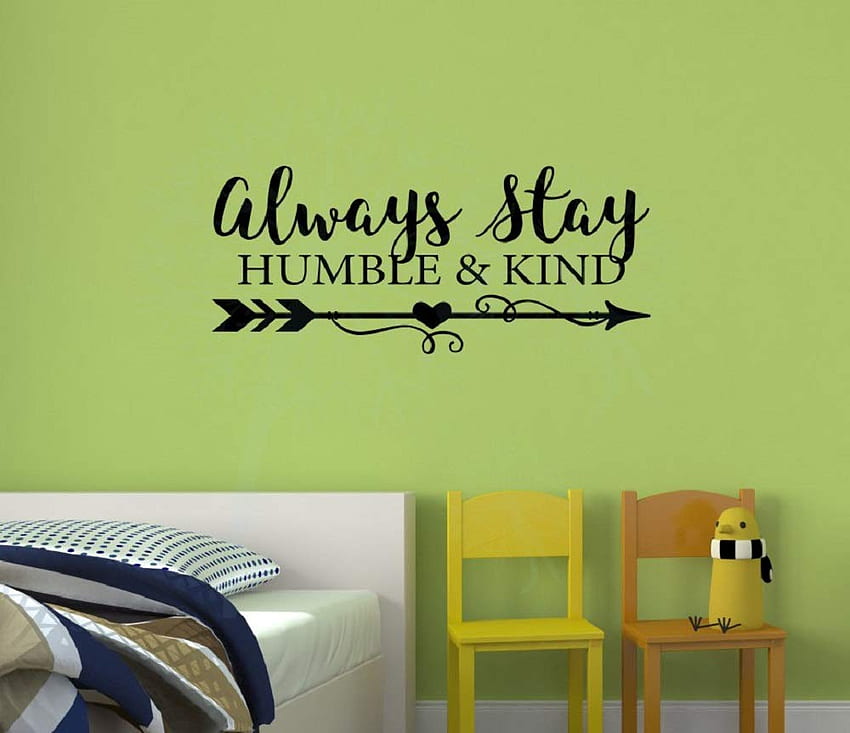 Wall Décor Plus More Always Stay Humble & Kind Room Vinyl Arrow Art Inspirational Quotes Stickers Castle Gray Wall Décor Plus More WDPM4245 Tools & Home Improvement Wall Stickers & Murals, Always Stay Humble and Kind HD wallpaper