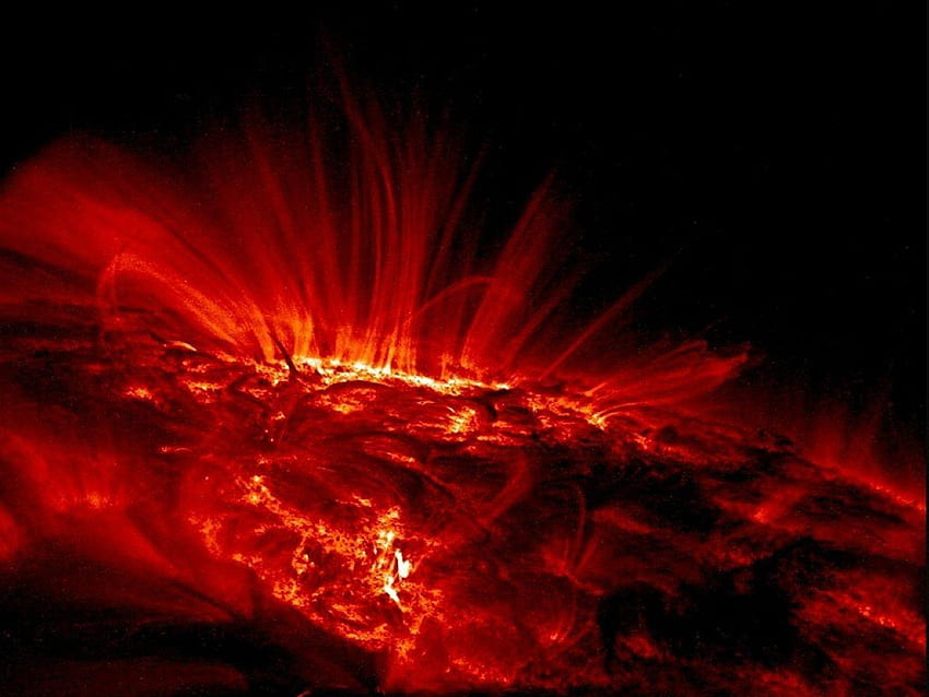 Sonneneruption, Sonnensturm HD-Hintergrundbild