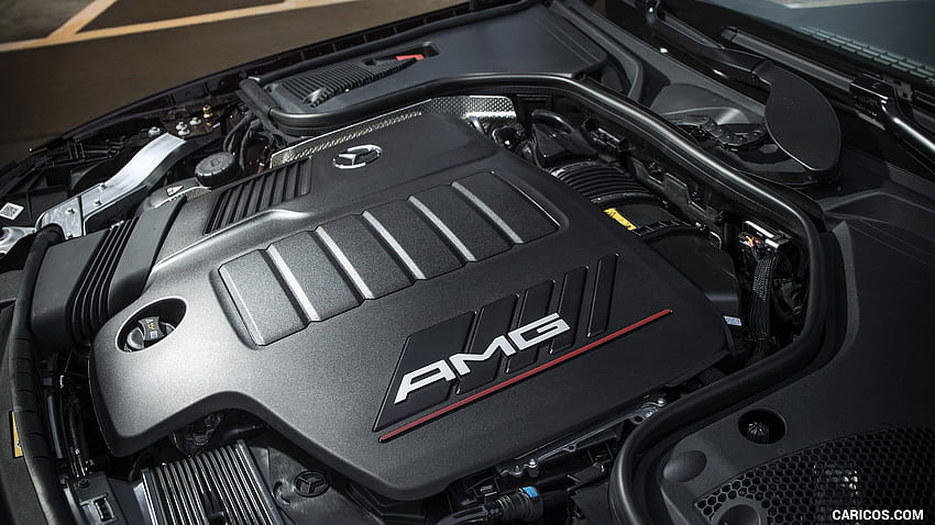 Mercedes AMG E 53 4MATIC+ Coupe (US Spec) двигател, AMG двигател HD тапет