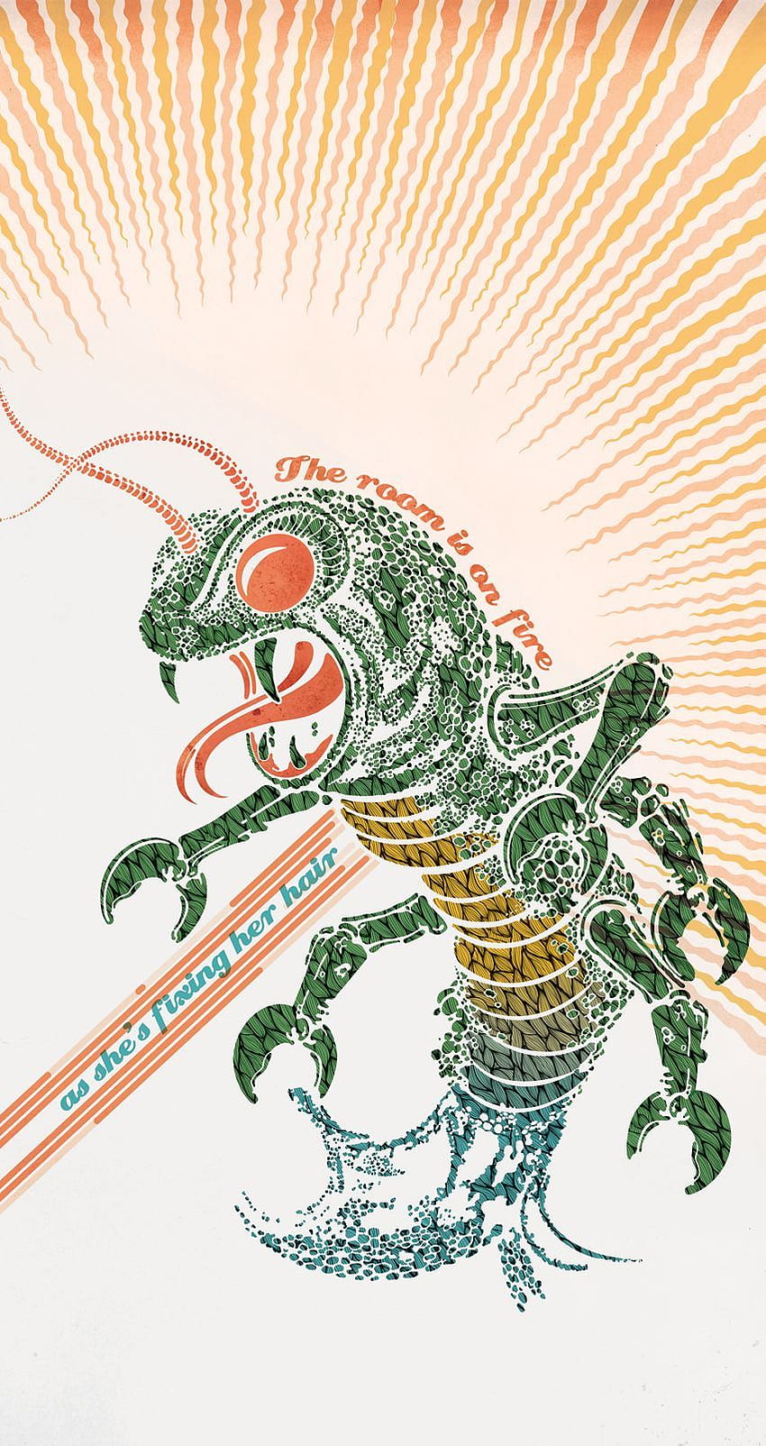 Reptilia by Piero Böttger (botyeah) / iPhone, The Strokes HD phone wallpaper