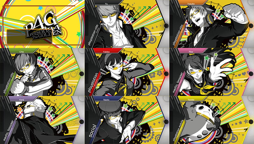 PS Vita - Persona 4 Golden Theme Pack HD wallpaper | Pxfuel